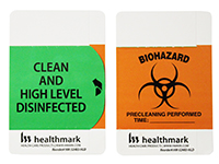 High Level Disinfected Label