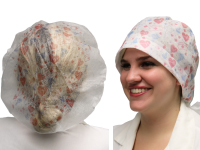 Custom-Printed Disposable Headwear