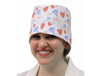 Custom-Printed Cotton Scrub Hats