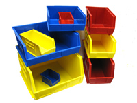 Convenient, Space Efficient Storage with Stackable Open Front Containers